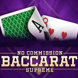 Baccarat Supreme slot logo by OneTouch Games at AlaWin Casino