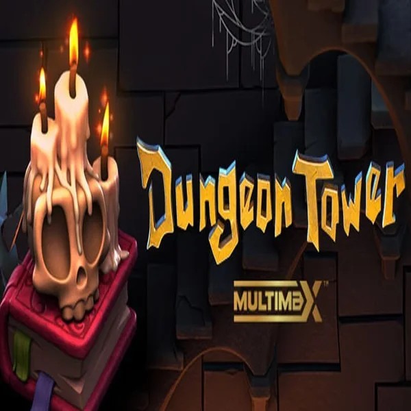Dungeon Tower slot logo by Peter & Sons at AlaWin Casino