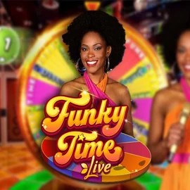 Official Live Casino logo: Funky Time by Evolution at AlaWin Casino