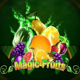 Magic Fruits Deluxe slot logo by Wazdan at AlaWin Casino
